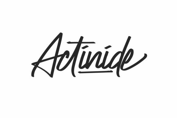 Actinide: A Bold Script for Web Design