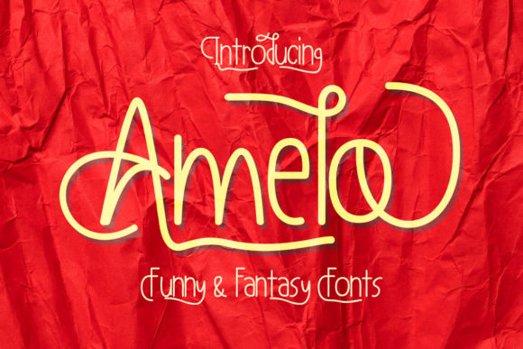 Amelo: A Refined Script Font