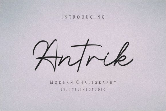 Antrik: A Dazzling Font for Your Brand