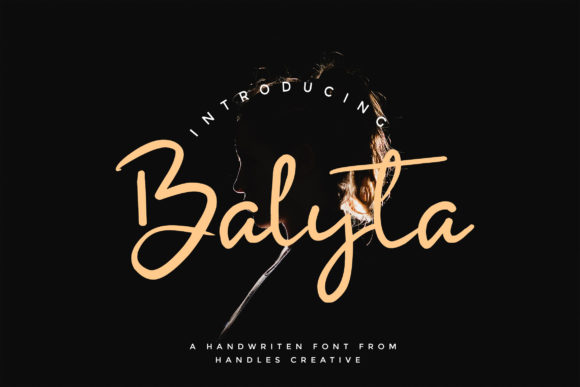 Balyta: A Sweet Handwritten Font for Creative Projects