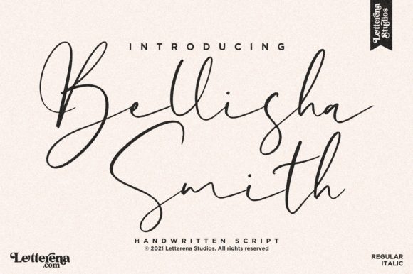 Bellisha Smith: A Premium Handwritten Font