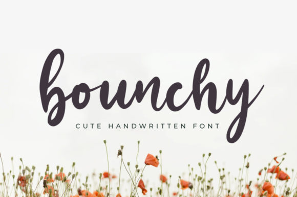 Bounchy: A Handwritten Font for Creative Campaigns