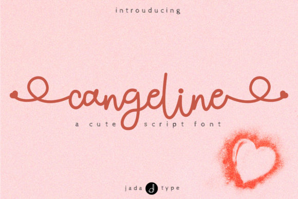 Cangeline: A Handwritten Font for Elegant Design