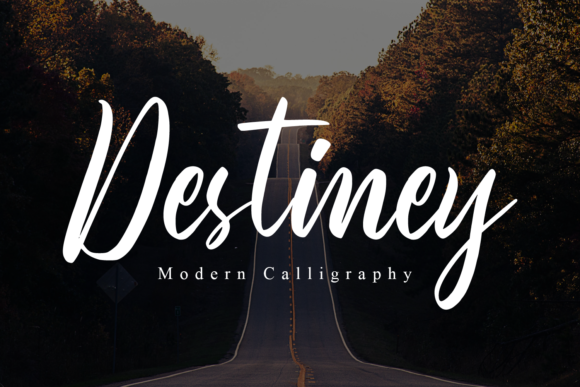 Destiney Font: Elegant Script for Editorial Design