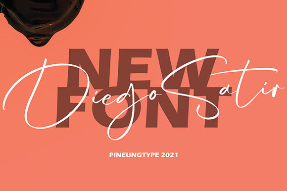 Diego Satir: A Handwritten Font for Elegant Design
