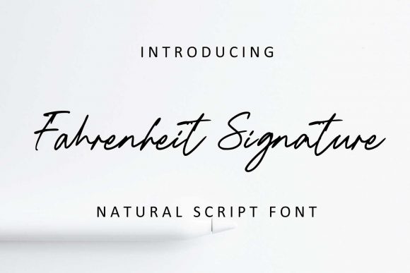 Fahrenheit Signature Font Review
