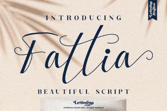 Fattia: A Graceful Script Font for Business