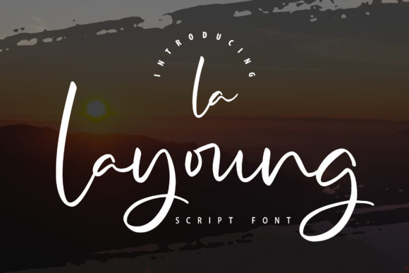 La Layoung: A Graceful Script Font