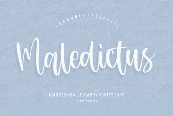 Maledictus Font: Elegant Script for Digital Marketing