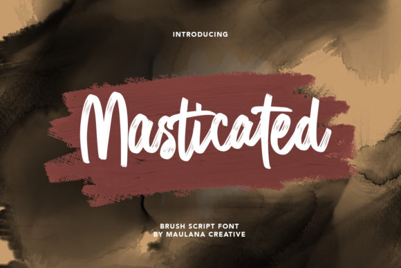 Masticated Font for Business Branding