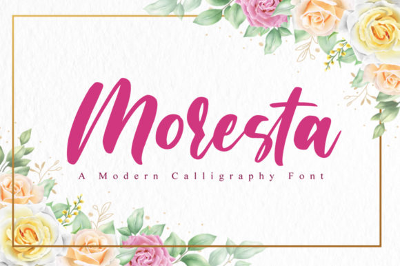 Moresta: A Bold Script Font for Creative Campaigns