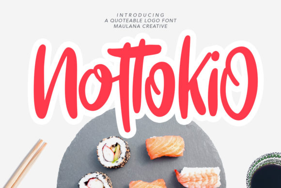 Nottokio: A Bold Handwritten Font for Web Design