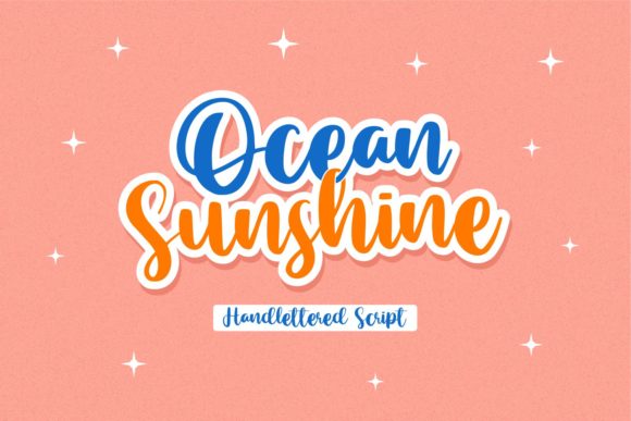 Ocean Sunshine Font for Business