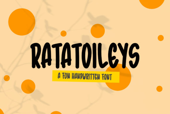 Ratatoileys: A Handwritten Font for Creative Makers