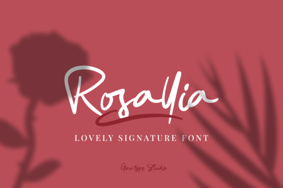 Rosallia: A Handwritten Font for Editorial Design