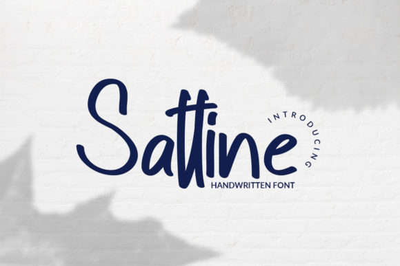 Sattine: A Handwritten Font for Creative Marketing