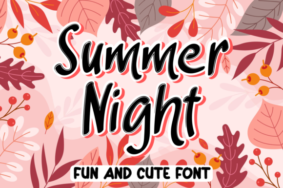 Summer Night Font Review