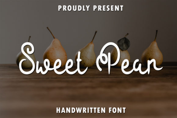 Sweet Pear: A Handwritten Font for Elegant Design