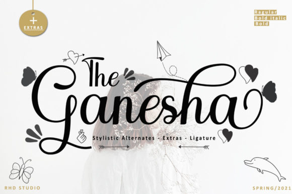The Ganesha Font: Elegant Script for Digital Marketing