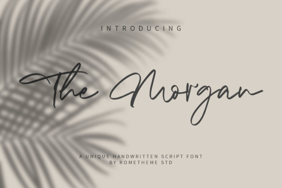 The Morgan: A Flowing Script for Creative Branding