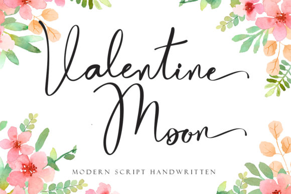 Valentine Moon Font for Web Design
