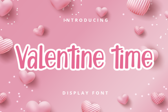 Valentine Time Font for Business