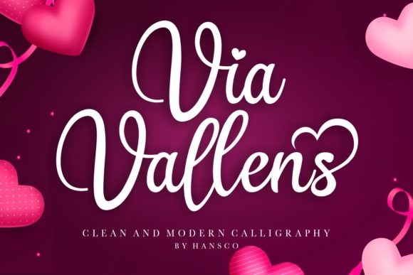 Via Vallens: A Stylish Script Font
