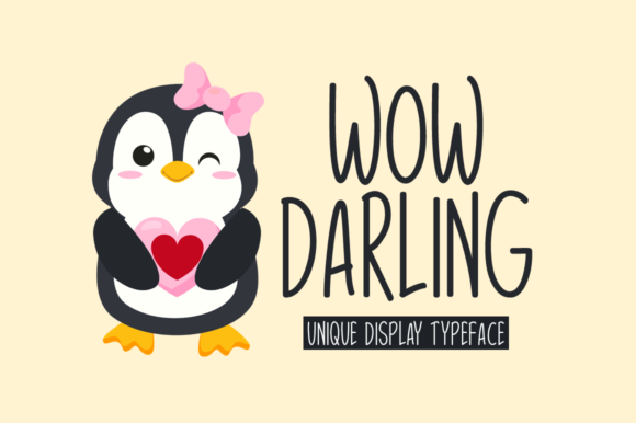 Wow Darling Font for Web Design
